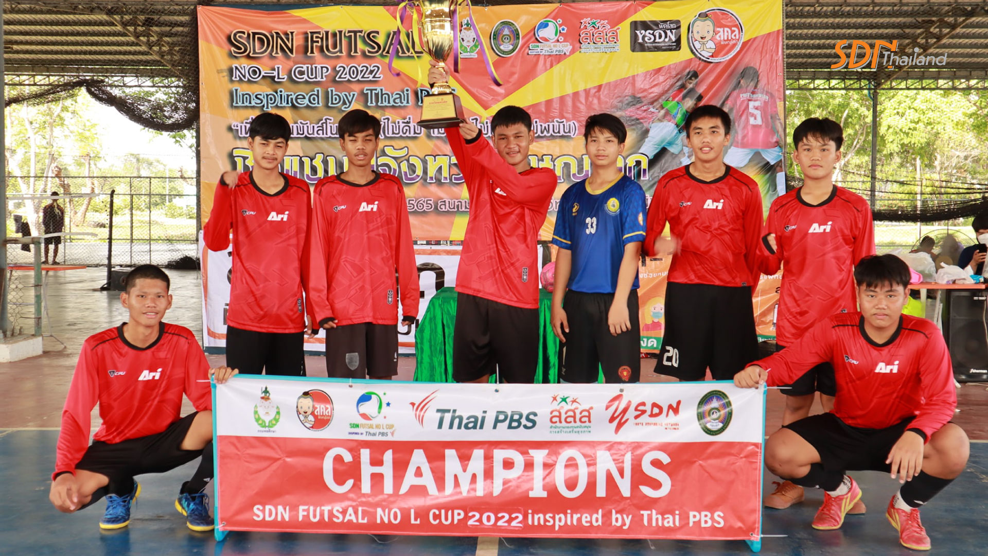 “ ทีมรวมเพื่อน คว้าแชมป์ SDN FUTSAL NO-L CUP 2022 พิษณุโลก “