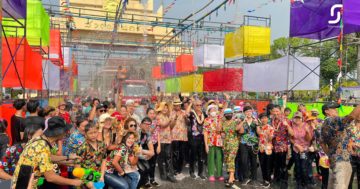 สงกรานต์ถนนข้าวหอมมะลิเมืองร้อยเอ็ด ปลอดเหล้า ปลอดภัย