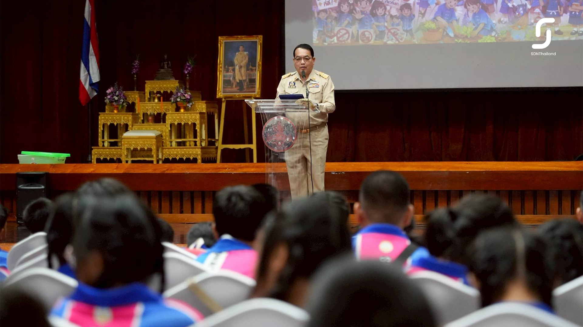 ศธ. ผนึก สสส. – เครือข่ายงดเหล้า ขยายผลต้นแบบ “โรงเรียนคำพ่อสอน” โมเดลสร้างภูมิคุ้มกันเด็กไทย รับมือสังคมเสี่ยงยุคดิจิทัล สกัดพฤติกรรมเสี่ยงเหล้า บุหรี่ และบุหรี่ไฟฟ้าในเยาวชน